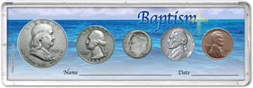 1953 Baptism Coin Gift Set THUMBNAIL