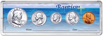 1962 Baptism Coin Gift Set THUMBNAIL