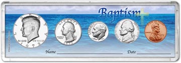 1973 Baptism Coin Gift Set THUMBNAIL
