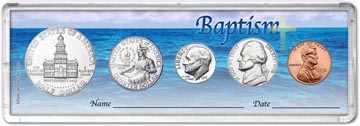 1976 Baptism Coin Gift Set THUMBNAIL