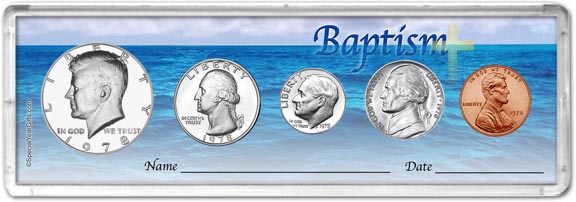 1978 Baptism Coin Gift Set MAIN