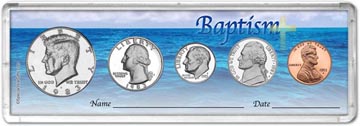 1983 Baptism Coin Gift Set THUMBNAIL