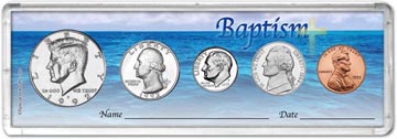 1992 Baptism Coin Gift Set THUMBNAIL