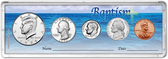 1995 Baptism Coin Gift Set MAIN