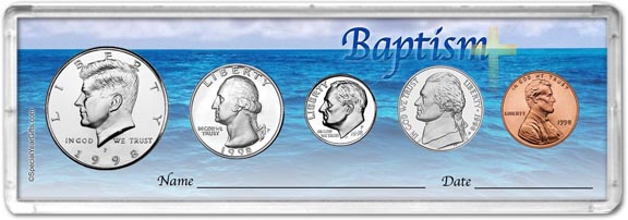 1998 Baptism Coin Gift Set MAIN