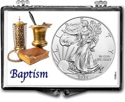 2020 Baptism American Silver Eagle Gift Display THUMBNAIL