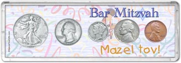 1939 Bar Mitzvah Coin Gift Set THUMBNAIL