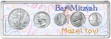 1943 Bar Mitzvah Coin Gift Set THUMBNAIL