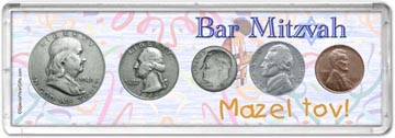 1949 Bar Mitzvah Coin Gift Set THUMBNAIL