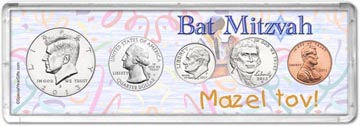 2013 Bat Mitzvah Coin Gift Set THUMBNAIL