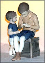 Tom And Willy, Bing & Grondahl Figurine #1648 MAIN