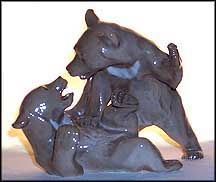 Bears, Bing & Grondahl Figurine #1825 MAIN