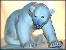 Polar Bear, Bing & Grondahl Figurine #1857 MAIN