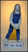 Girl with Ball, Bing & Grondahl Figurine #1982FY MAIN
