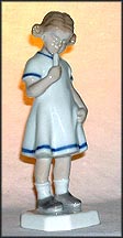 Girl With Ice Cream Bar, Bing & Grondahl Figurine #2470 MAIN