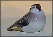 Sparrow, Head Left, Bing & Grondahl Figurine #2493 MAIN