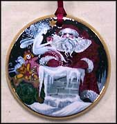 1992 Santa's Arrival, Bing & Grondahl Santa Claus Ornament MAIN