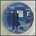 Outside The Lighted Window Collector Plate by Achton Friis MAIN