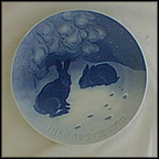 Hare In The Snow Collector Plate by Achton Friis MAIN