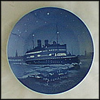 The Korsor-Nyborg Ferry Collector Plate by Hans Flugenring MAIN