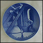 Church Bell In Tower Collector Plate by Immanuel Tjerne MAIN