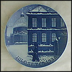 Royal Guard Outside Amalienborg Castle In Copenhagen Collector Plate by Ove Larsen MAIN