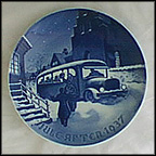 Arrival Of Christmas Guests Collector Plate by Ove Larsen MAIN