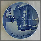 Delivering Christmas Letters Collector Plate by Ove Larsen MAIN