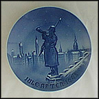 Watchman, Sculpture Of Town Hall, Copenhagen Collector Plate by Margrethe Hyldahl MAIN