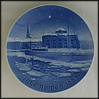 Old Copenhagen Canals At Wintertime Collector Plate by Borge Pramvig MAIN