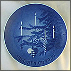 Christmas Candles Collector Plate by Kjeld Bo Bonfils MAIN