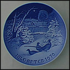 Pheasants In The Snow At Christmas Collector Plate by Henry Thelander MAIN