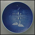 Christmas In The Village Collector Plate by Henry Thelander MAIN