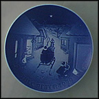 White Christmas Collector Plate by Henry Thelander MAIN