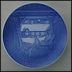 Christmas Eve At The Farmhouse Collector Plate by Edvard Jensen MAIN
