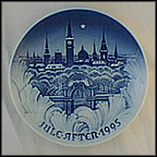 Towers Of Copenhagen Collector Plate by Jørgen Nielsen MAIN