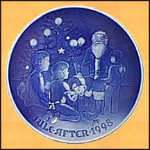 Santa The Storyteller Collector Plate by Jørgen Nielsen MAIN