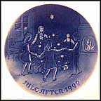 Dancing On Christmas Eve Collector Plate by Jørgen Nielsen MAIN