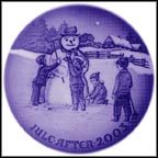 Frosty The Snowman Collector Plate by Jørgen Nielsen MAIN