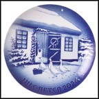 Christmas in the Countryside Collector Plate by Dag Samsund MAIN