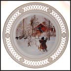 The Yard And Washhouse Collector Plate by Carl Larsson MAIN