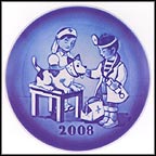 The Little Veterinarian Collector Plate by Sven Vestergaard MAIN