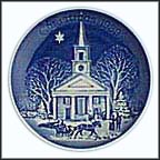 Christmas In New England Collector Plate by Jack Woodson MAIN