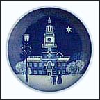 Christmas At Independence Hall Collector Plate by Jack Woodson MAIN