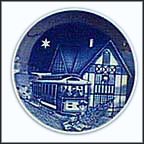 Christmas In San Francisco Collector Plate by Jack Woodson MAIN
