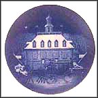 Christmas In Williamsburg Collector Plate by Jack Woodson MAIN