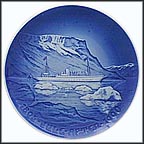 Royal Boat In Greenland Waters Collector Plate by Kjeld Bo Bonfils MAIN