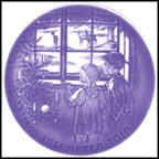 Country Christmas Collector Plate by Jørgen Nielsen MAIN