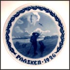 Farmer Resting On Shovel Collector Plate by Johannes Achton Friis MAIN