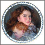 Alexandra And Amy Collector Plate by Addie Heesen Cooper MAIN